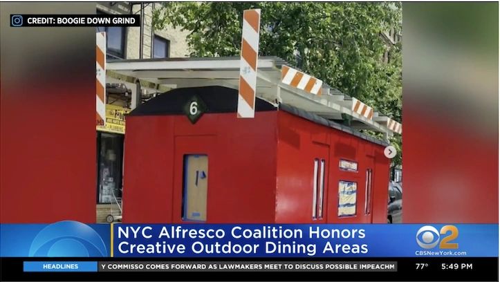 Winners Announced for Best Outdoor Dining Structures Across NYC