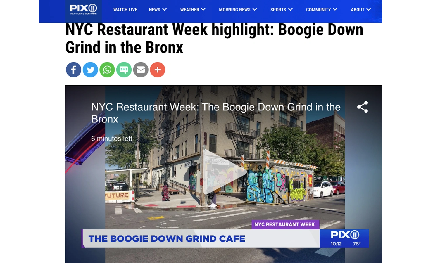 NYC Restaurant Week — Boogie Down Grind Bronx Coffee Shop
